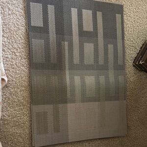 4 count Modern Gray Geometric Placemats